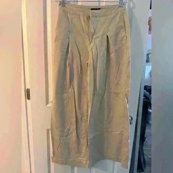 Forever 21 High Rise wide leg tan pants - Picture 1 of 4
